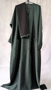 Stylish Black Closed Pattern Abaya