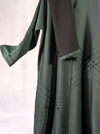Stylish Black Closed Pattern Abaya
